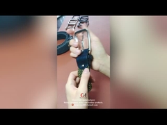 Ceinture tressée de ceinture tissée par ODM d'aiguille de toile élastique de boucle